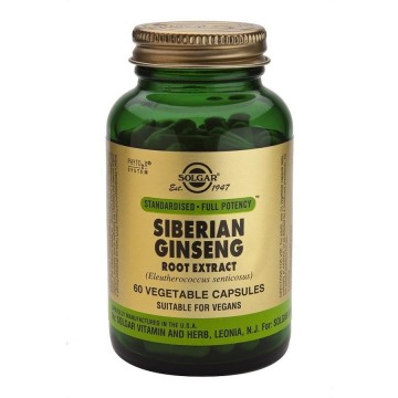 SIBERIAN GINSENG ROOT EXTRACT SFP (ΣΙΒΗΡΙΑΝΟ ΤΖΙΝΣΕΝΓΚ) SOLGAR veg.caps 60s ΕΝΕΡΓΕΙΑ