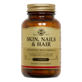 SKIN, NAILS AND HAIR FORMULA (ΣΥΜΠΛΗΡΩΜΑ ΔΙΑΤΡΟΦΗΣ ΓΙΑ ΤΑ ΜΑΛΛΙΑ, ΤΑ ΝΥΧΙΑ ΚΑΙ ΤΟ ΔΕΡΜΑ) SOLGAR tabs 60s ΥΓΙΕΣ ΔΕΡΜΑ