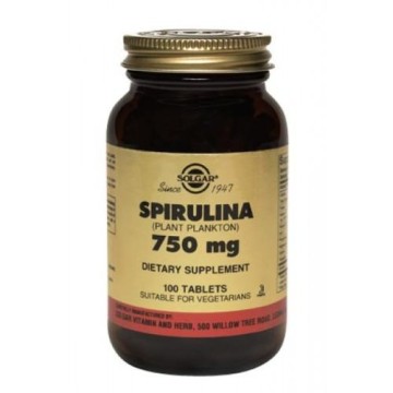 SPIRULINA (ΣΠΙΡΟΥΛΙΝΑ) SOLGAR 750mg tabs 100s ΑΝΑΙΜΙΑ
