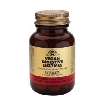 VEGAN DIGESTIVE ENZYMES (ΦΥΣΙΚΗ ΠΗΓΗ ΠΕΠΤΙΚΩΝ ΕΝΖΥΜΩΝ) SOLGAR chew.tabs 50s ΠΕΠΤΙΚΑ ΕΝΖΥΜΑ
