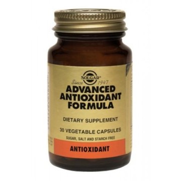 ADVANCED ANTIOXIDANT FORMULA (ΑΝΤΙΟΞΕΙΔΩΤΙΚΗ ΦΟΡΜΟΥΛΑ) SOLGAR veg.caps 30s ΦΟΡΜΟΥΛΕΣ