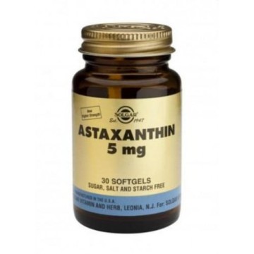 ASTAXANTHIN (ΑΣΤΑΞΑΝΘΙΝΗ) SOLGAR 5mg softgels 30s ΦΩΤΟΓΗΡΑΝΣΗ