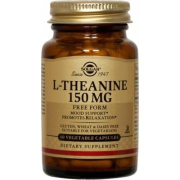 L-THEANINE (L-ΘΕΑΝΙΝΗ) SOLGAR 150mg veg.caps 30s ΑΓΧΟΣ L-THEANINE (L-ΘΕΑΝΙΝΗ) SOLGAR 150mg veg.caps 30s ΑΓΧΟΣ