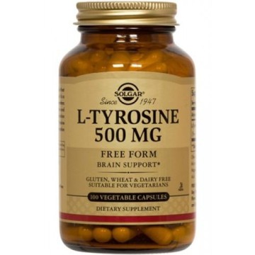 L-TYROSINE (L-ΤΥΡΟΣΙΝΗ) SOLGAR 500mg veg.caps 50s ΥΠΟΘΥΡΕΟΕΙΔΗΣ