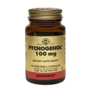 PYCNOGENOL (ΠΥΚΝΟΓΕΝΟΛΗ) SOLGAR 100mg veg.caps 30s ΕΜΜΗΝΟΣ ΚΥΚΛΟΣ