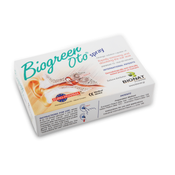 BIOGREEN OTO SPRAY (ΣΠΡΕΥ ΓΙΑ ΤΟΝ ΚΑΘΑΡΙΣΜΟ ΤΩΝ ΑΥΤΙΩΝ) EURO-PHARMA 13ml ΩΤΙΤΙΔΕΣ