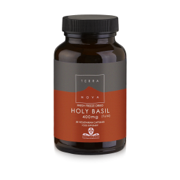 HOLY BASIL (ΓΙΑ ΒΕΛΤΙΩΣΗ ΤΗΣ ΔΙΑΘΕΣΗΣ) TERRA NOVA 400mg 50caps ΚΙΝΗΤΙΚΟΤΗΤΑ