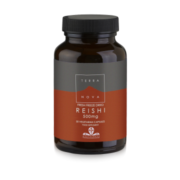 TERRA NOVA REISHI (ΕΝΕΡΓΕΙΑ ΚΑΙ ΤΟΝΩΣΗ ΑΠΟ ΓΑΝΟΔΕΡΜΑ)  500mg 50caps