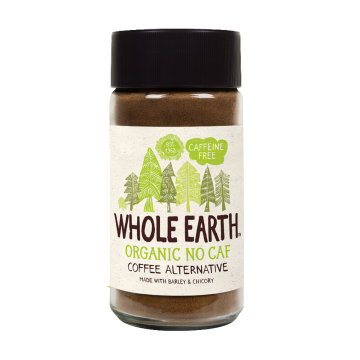 ORGANIC NO CAF COFFEE MADE WITH BARLEY & CHICORY (ΥΠΟΚΑΤΑΣΤΑΤΟ ΣΤΙΓΜΙΑΙΟΥ ΚΑΦΕ ΧΩΡΙΣ ΚΑΦΕΪΝΗ) WHOLE EARTH 100g ΥΠΟΚΑΤΑΣΤΑΤΟ ΚΑΦΕ