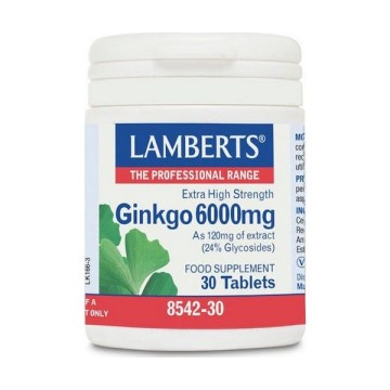 LAMBERTS GINGKO BILOBA EXTRACT 6000mg 30tabs LAMBERTS GINGKO BILOBA EXTRACT 6000mg 30tabs