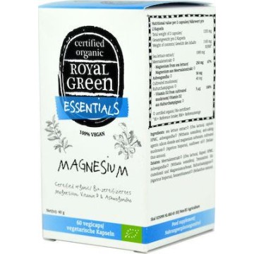 ROYAL GREEN MAGNESIUM ORGANIC 60 VCAPS ROYAL GREEN MAGNESIUM ORGANIC 60 VCAPS
