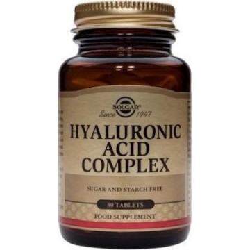 COLLAGEN HYALURONIC ACID COMPLEX (ΕΝΙΣΧΥΜΕΝΟ ΣΥΜΠΛΕΓΜΑ ΜΕ ΥΑΛΟΥΡΟΝΙΚΟ ΟΞΥ) SOLGAR 120mg tabs 30s ΑΡΘΡΙΤΙΔΑ - ΟΣΤΕΟΑΡΘΡΙΤΙΔΑ