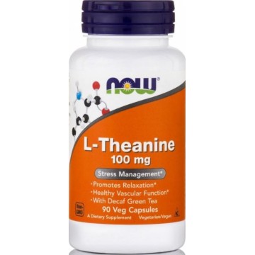 L-THEANINE (L-ΘΕΑΝΙΝΗ) NOW FOODS 100mg 90vcaps ΑΓΧΟΣ L-THEANINE (L-ΘΕΑΝΙΝΗ) NOW FOODS 100mg 90vcaps ΑΓΧΟΣ