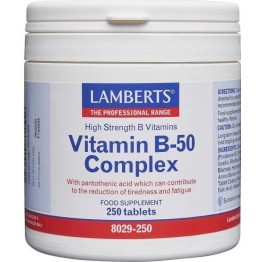 LAMBERTS VITAMIN B-50 COMPLEX (ΣΥΜΠΛΕΓΜΑ ΒΙΤΑΜΙΝΩΝ Β)  250tabs